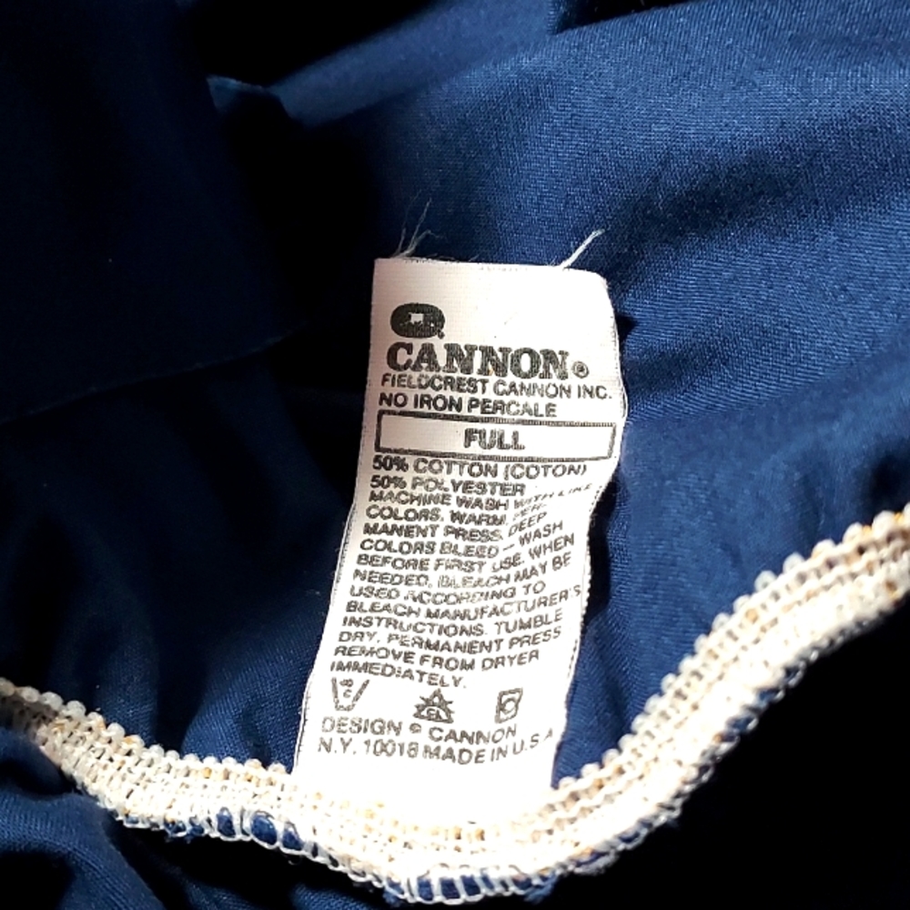 Bed Sheets Full Size Dark Blue Color